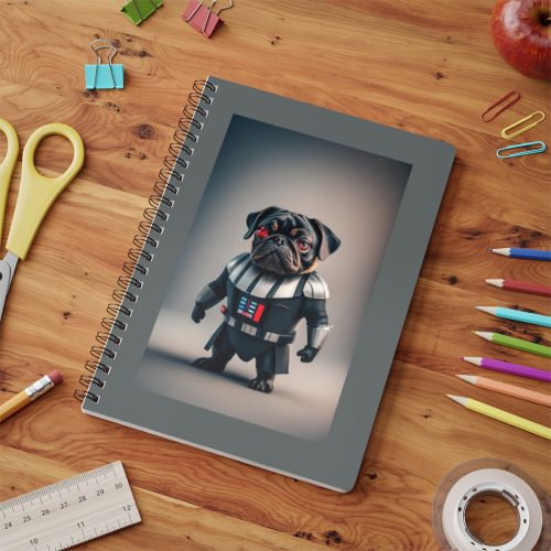 Pug Vader - Star Wars Pug Notebook