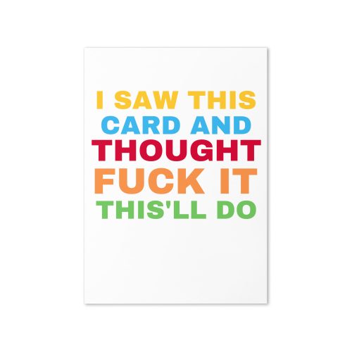 Birthday Cards Fuck It