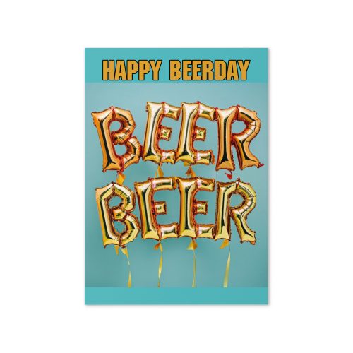 Beer Birthday Card