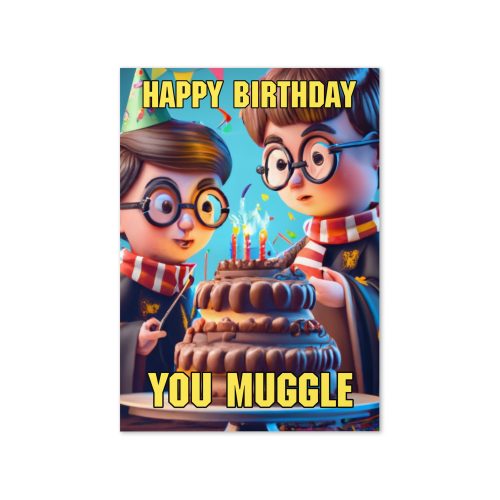 Happy Birthday You Muggle Birthday Card