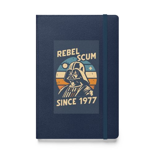 Rebel Scum since 1977 Darth Vader Hardcover bound notebook