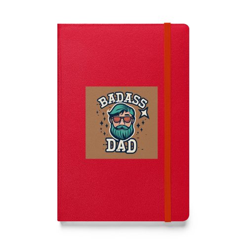 Bad Ass Dad Hardcover bound notebook