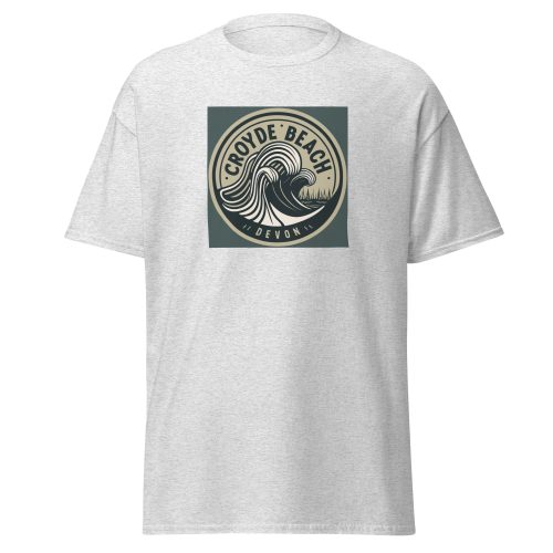 Croyde Beach Devon – Surfing Wave T-shirt Men’s classic tee