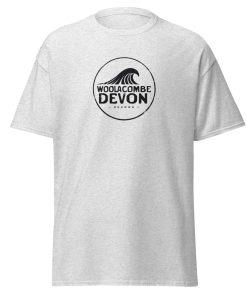 WOOLACOMBE BEACH Devon Surfing Wave T-shirt Men’s classic tee