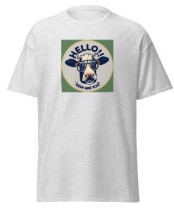 Hello, Cow Are You? T-Shirt Udderly Hilarious Men’s T-shirt Gift