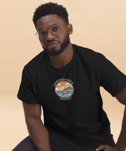 Sandbanks Dorset Beach Design Men’s classic Tshirt