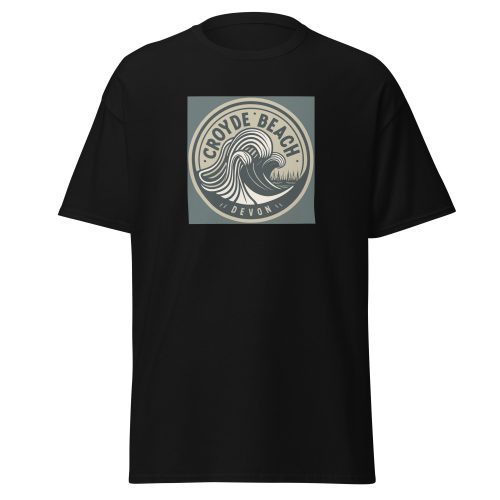 Croyde Beach Devon – Surfing Wave T-shirt Men’s classic tee