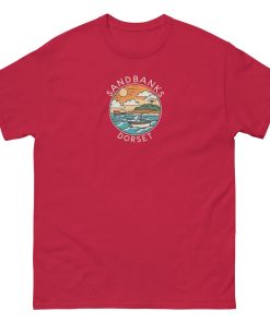 Sandbanks Dorset Beach Design Men’s classic Tshirt