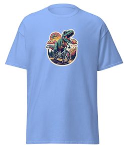 T-Rex Cyclist T-shirt – Dinosaur riding a bike