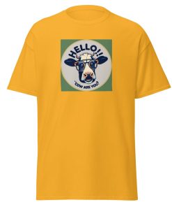 Hello, Cow Are You? T-Shirt Udderly Hilarious Men’s T-shirt Gift