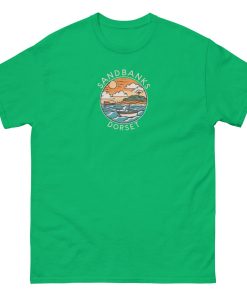 Sandbanks Dorset Beach Design Men’s classic Tshirt
