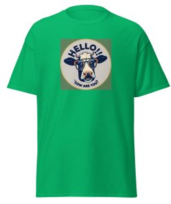 Hello, Cow Are You? T-Shirt Udderly Hilarious Men’s T-shirt Gift
