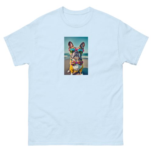 Life’s a Beach Dog in Sunglasses Men’s classic tee
