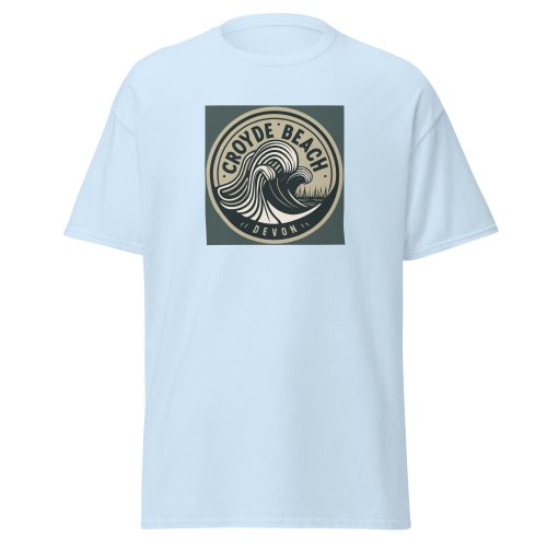 Croyde Beach Devon – Surfing Wave T-shirt Men’s classic tee