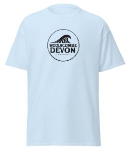 WOOLACOMBE BEACH Devon Surfing Wave T-shirt Men’s classic tee