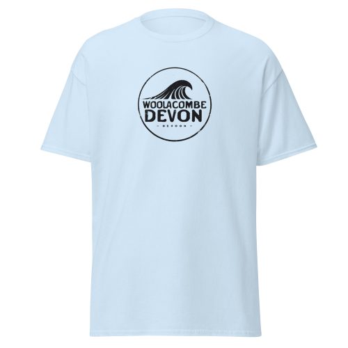 WOOLACOMBE BEACH Devon Surfing Wave T-shirt Men’s classic tee