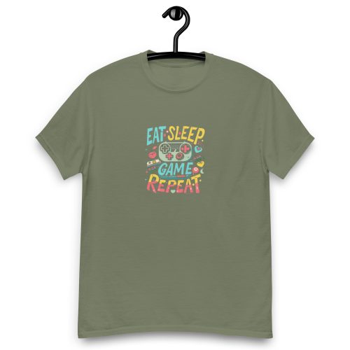Eat Sleep Game Repeat T-shirt