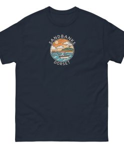 Sandbanks Dorset Beach Design Men’s classic Tshirt