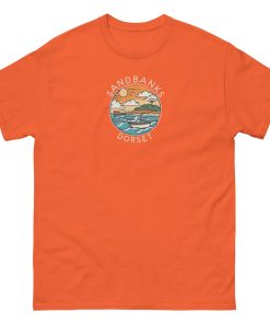 Sandbanks Dorset Beach Design Men’s classic Tshirt