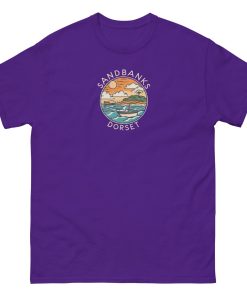 Sandbanks Dorset Beach Design Men’s classic Tshirt
