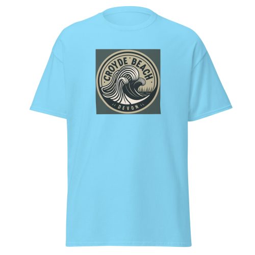 Croyde Beach Devon – Surfing Wave T-shirt Men’s classic tee