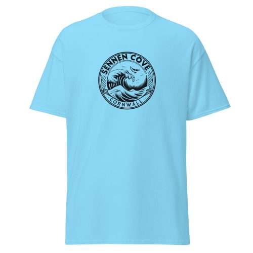 Sennon Cove Cornwall Surf Waves Men’s classic tee