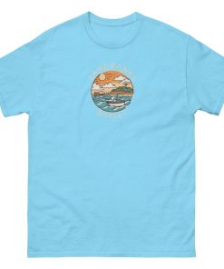 Sandbanks Dorset Beach Design Men’s classic Tshirt