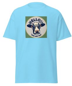Hello, Cow Are You? T-Shirt Udderly Hilarious Men’s T-shirt Gift