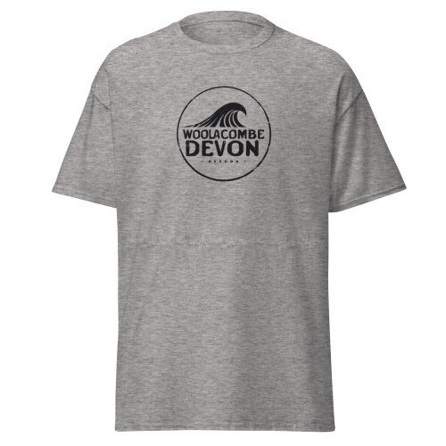 WOOLACOMBE BEACH Devon Surfing Wave T-shirt Men’s classic tee