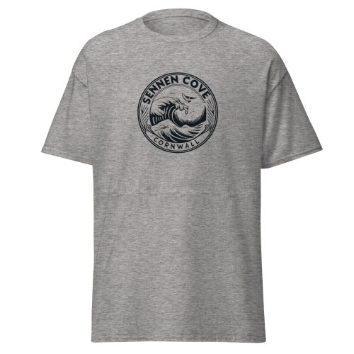 Sennon Cove Cornwall Surf Waves Men’s classic tee