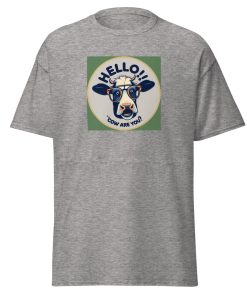 Hello, Cow Are You? T-Shirt Udderly Hilarious Men’s T-shirt Gift