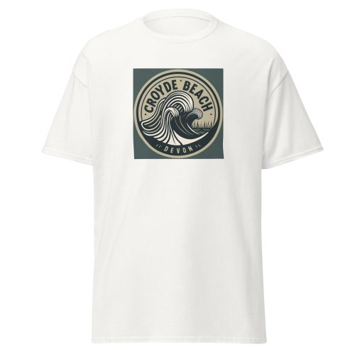 Croyde Beach Devon – Surfing Wave T-shirt Men’s classic tee