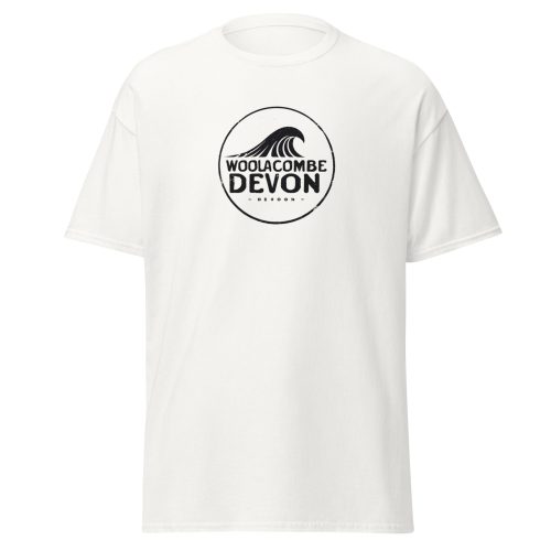 WOOLACOMBE BEACH Devon Surfing Wave T-shirt Men’s classic tee