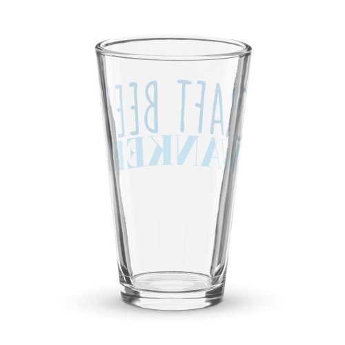 Craft Beer Wanker Pint Glass