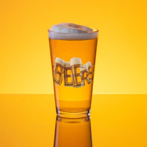 Ultimate “Beers” Pint Glass Gift for Beer Drinkers