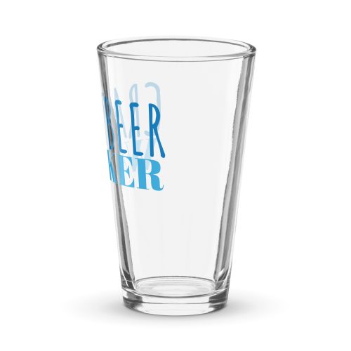 Craft Beer Wanker Pint Glass