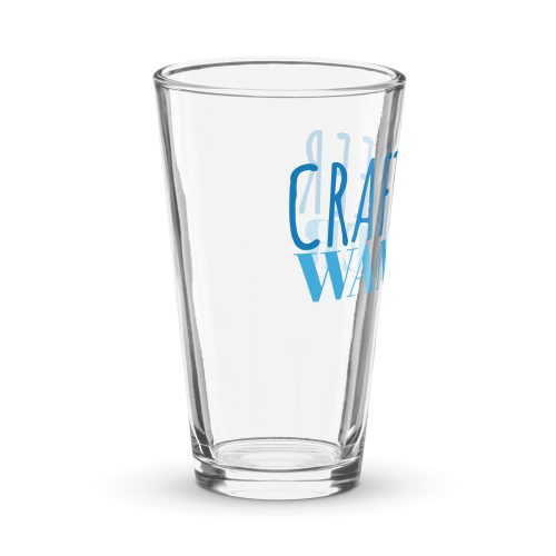 Craft Beer Wanker Pint Glass