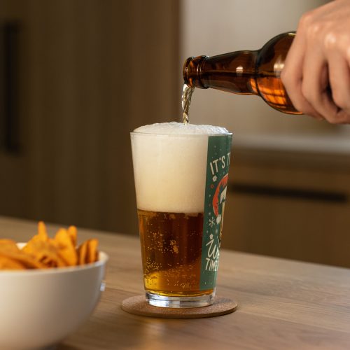 It’s The Most Wonderful Time For A Beer – Christmas Pint Glass Present