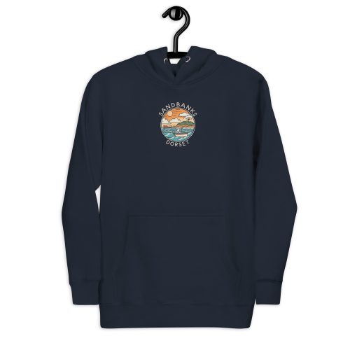 Sandbanks Dorset Beach Hoodie