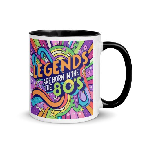 Legends Are Born in the 80's Mug