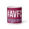 AVFC MUG – Aston Villa Fans Gift Claret and Blue white glossy mug