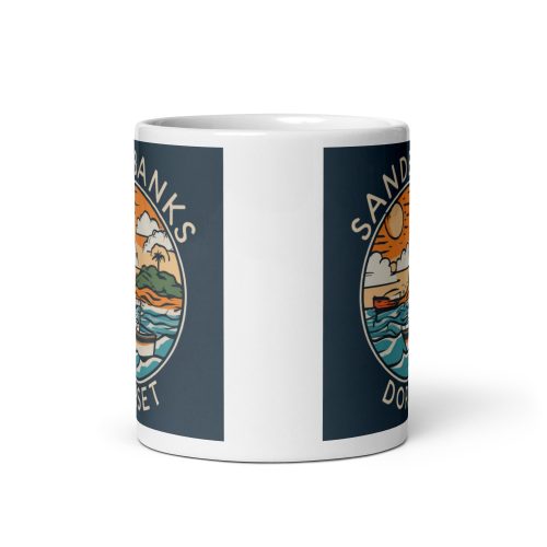 Sandbanks Dorset Beach Mug