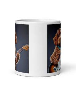 Cockapoo playing a guitar – Mug gift idea