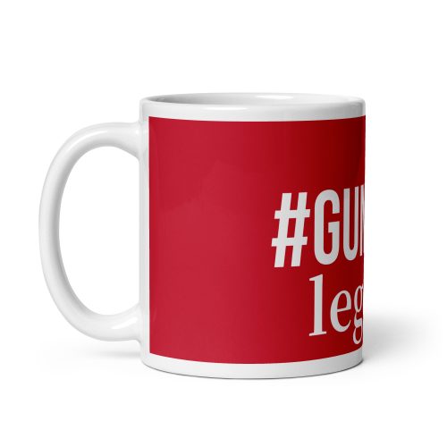 GOONERS LEGEND MUG – Arsenal Fans Gift Red/White Glossy Mug