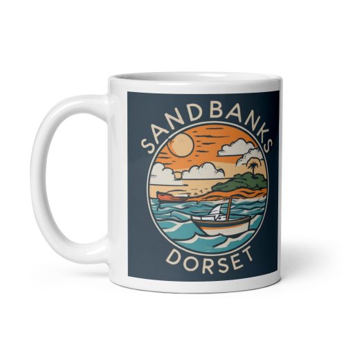 Sandbanks Dorset Beach Mug