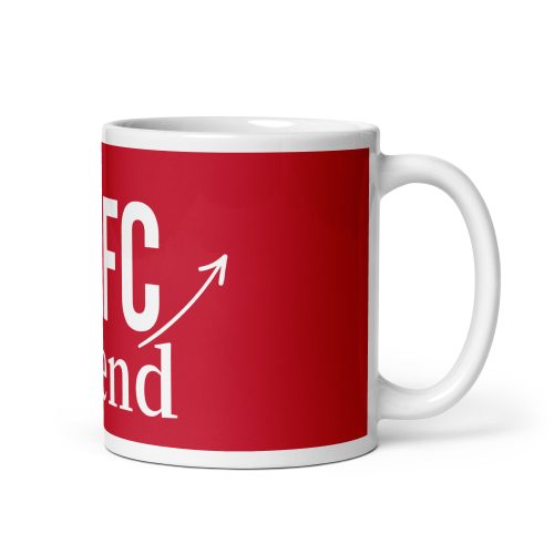 AFC LEGEND MUG – Arsenal Fans Gift Red/White Glossy Mug