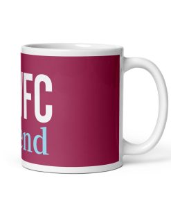 AVFC MUG – Aston Villa Fans Gift Claret and Blue white glossy mug