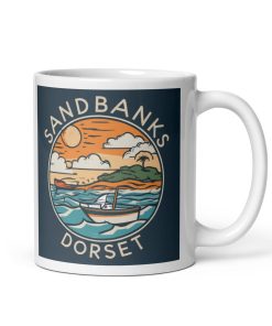 Sandbanks Dorset Beach Mug