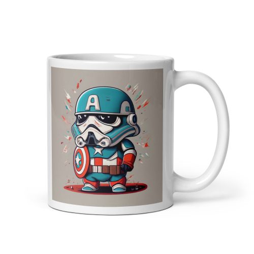 Stormtrooper Dressed as Captain America Gift Mug