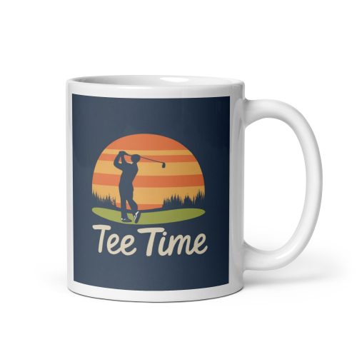 Tee Time Golf Mug – gift for golfers